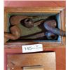 Image 2 : Collection of Smoking Pipes (4) with Wooden Box