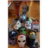 Image 1 : Collection of Halloween Decor, Masks & Costume