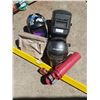 Image 1 : 3 Welding Masks Snap on Tools, Jackson Kuny's Tool Satchell Welding Rods & More