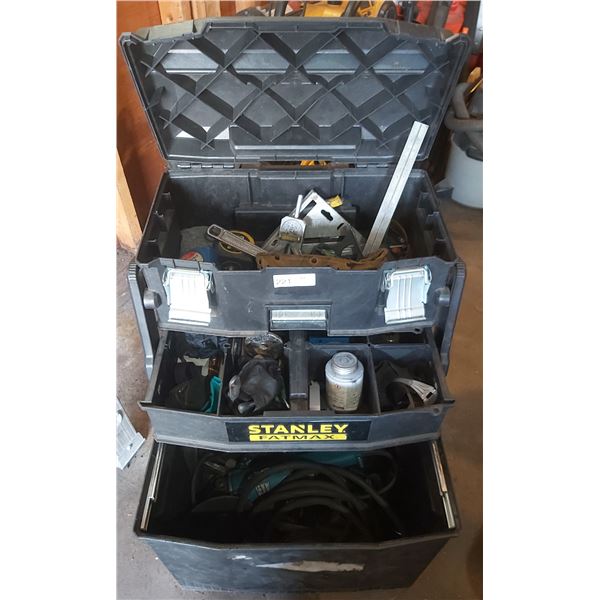 Stanley Fat Max Tool Drawers on Wheels with Contents