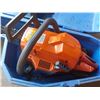 Image 3 : Husqvarna Gas Powered Chain Saw in case with Extra Chain