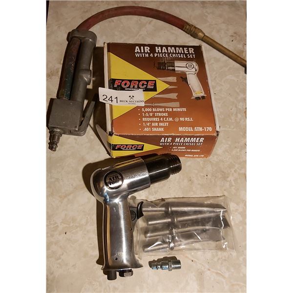 Force Air Hammer with 4 Piece Chisel Set Model # ATH-170 & More