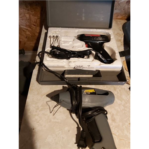 Weller Soldering Gun, Model 8200 & Glue Gun