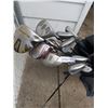 Image 3 : Golf Stand Bag with Shoulder Harness with Raincover, Assorted Right Handed Clubs & Contents