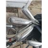 Image 4 : Golf Stand Bag with Shoulder Harness with Raincover, Assorted Right Handed Clubs & Contents