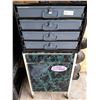 Image 1 : Unique Metal Tool/Hardware Storage Drawer Unit with Removable Drawers & Storage Cabinet on Wheels