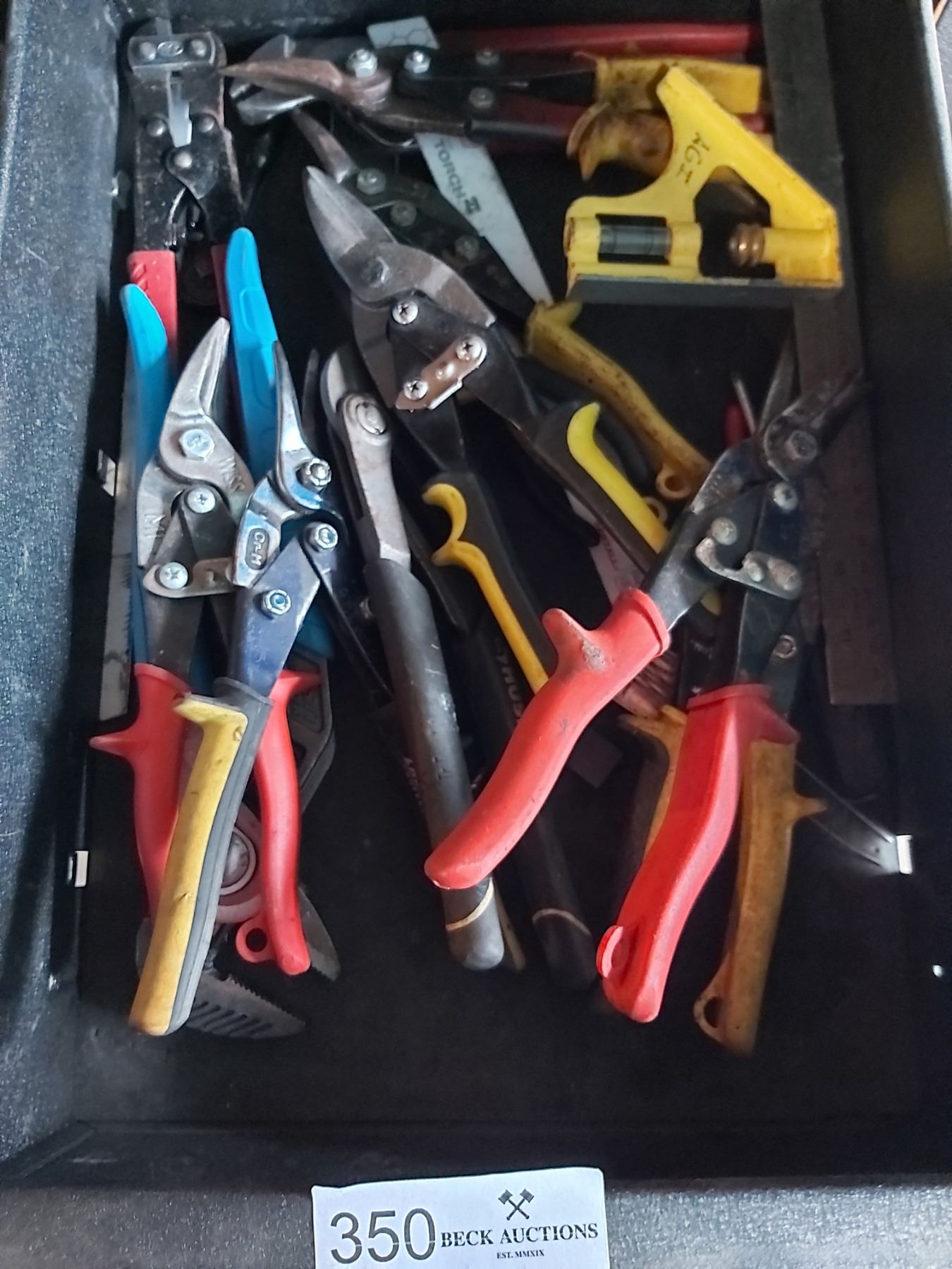 Assorted Tin Snips and More - Beck Auctions Inc.