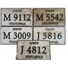 Image 1 : Resident Evil: The Final Chapter Lot of License Plates Movie Props