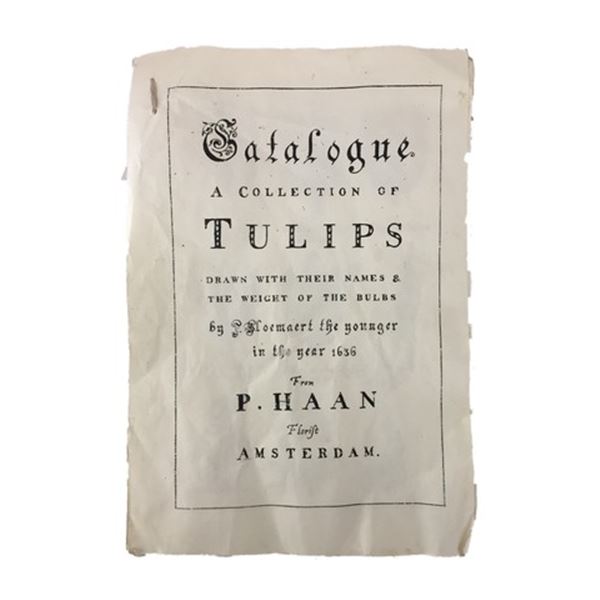 Tulip Fever Tulip Catalog Movie Props