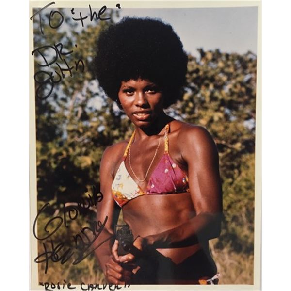 007 James Bond "Live and Let Die" (1973) Rosie Carver (Gloria Hendry) Signed Photo