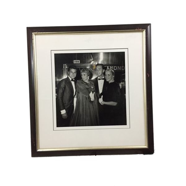 Tony Curtis and Elizabeth Taylor Framed Photo