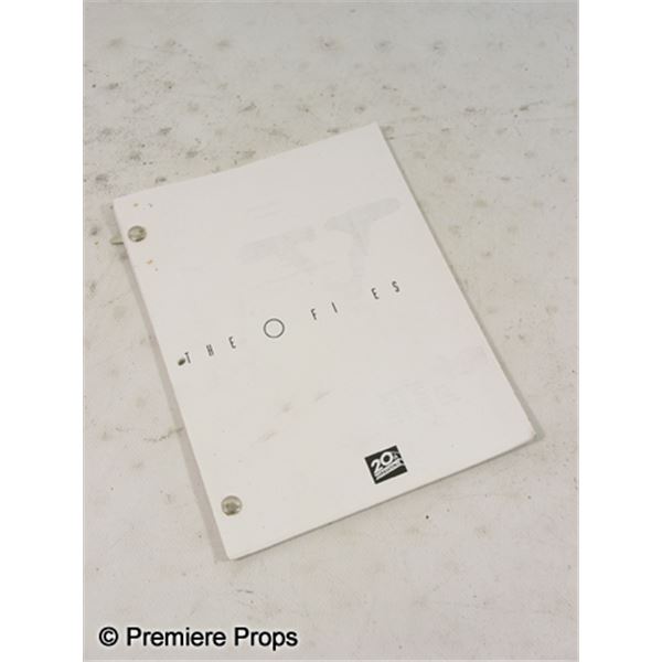 X Files Script TV Memorabilia