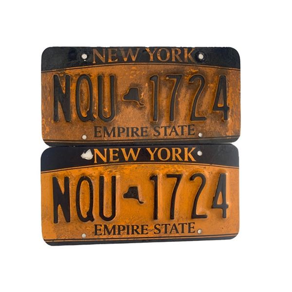 Step Up: All In Jenny (Mari Koda) NY State License Plates Movie Props