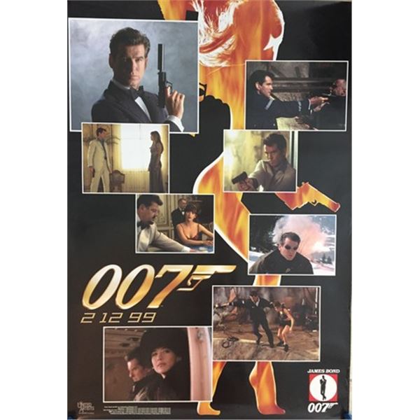 007 James Bond video collection poster