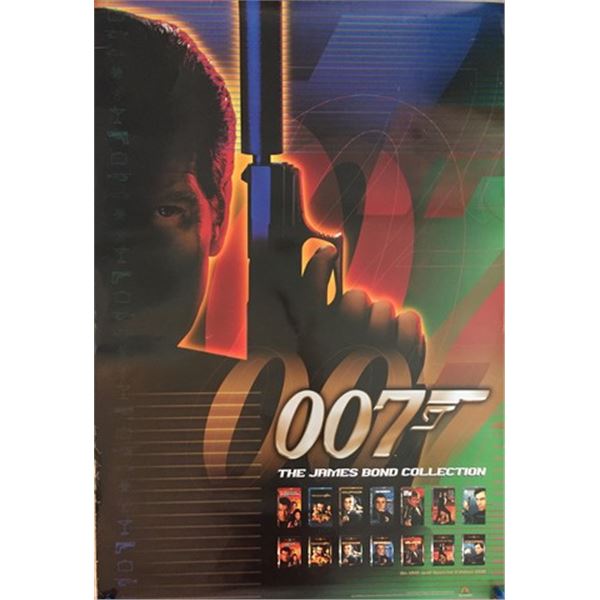 007 The James Bond DVD/ VHS collection poster