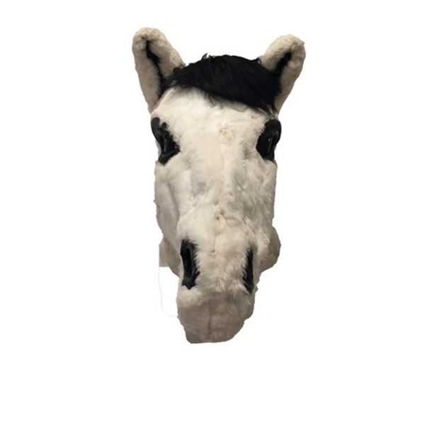 Vintage white Donkey mascot head