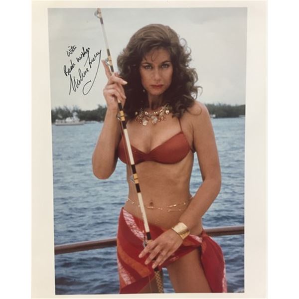 007 James Bond  Never Say Never Again  Lady in Bahamas (Valerie Leon) Signed Photo