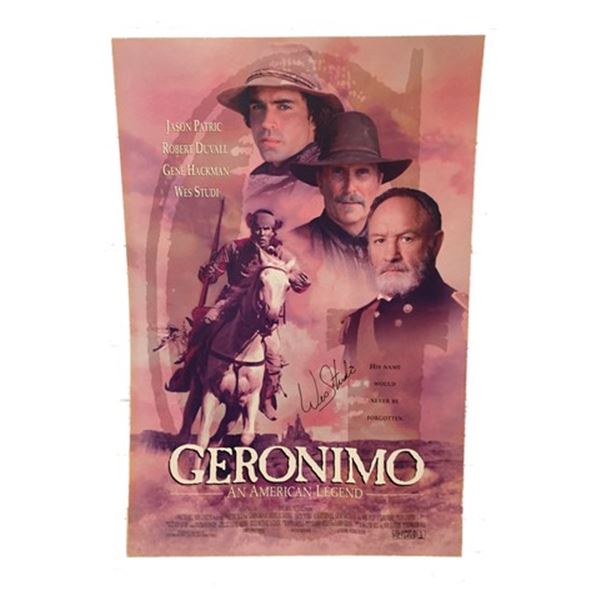 Geronimo An American Legend Signed Movie Poster