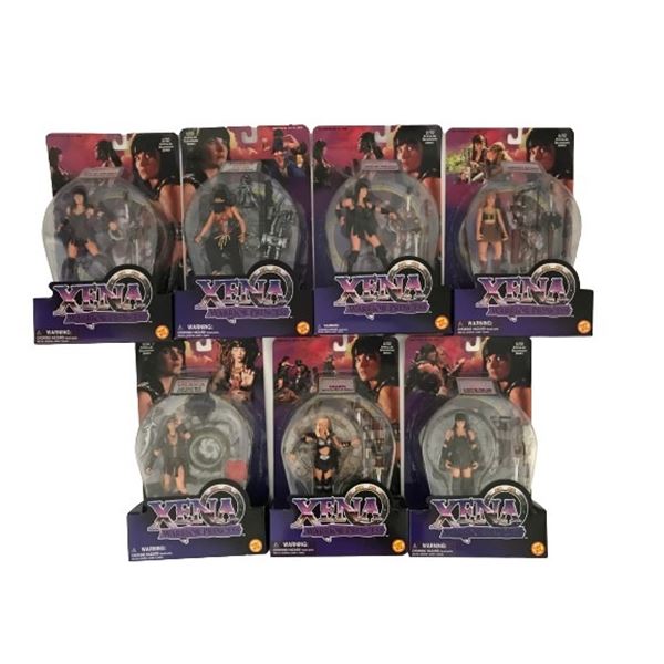 1998 Lot of 7 Xena Warrior Princess 6" action figures