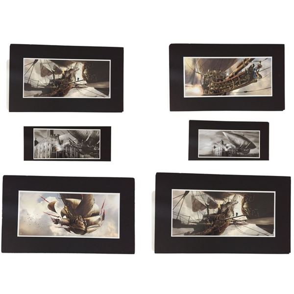 Three Musketeers Airship Concept Art Movie Memorabilia