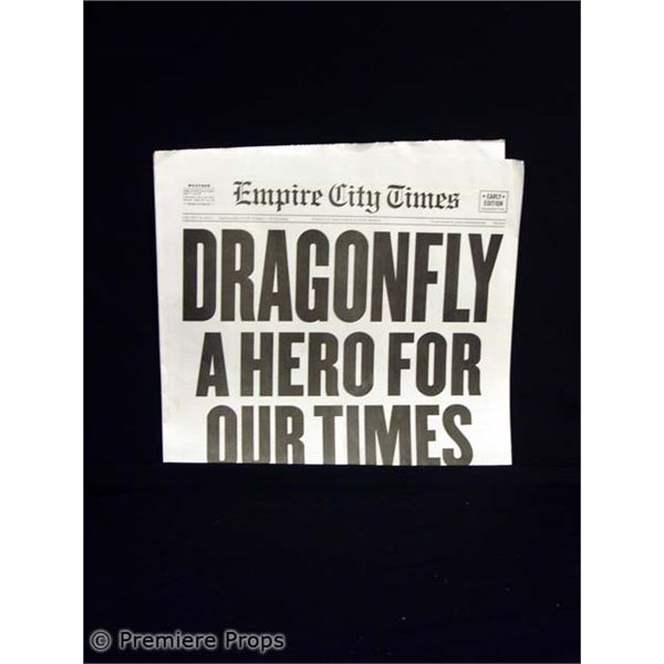 Superhero Movie Empire City Times Newspaper Movie Props