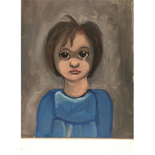 Big Eyes Margaret Keane (Amy Adams) Painting Movie Props