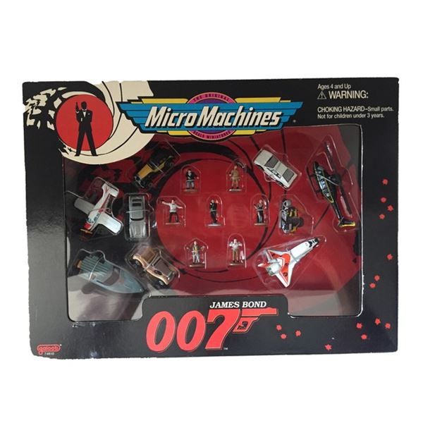 James Bond 007 branded Micro Machines mini collectibles