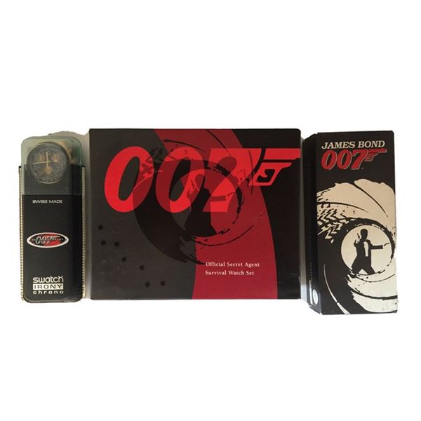 Lot of 3 007 James Bond collectible watches