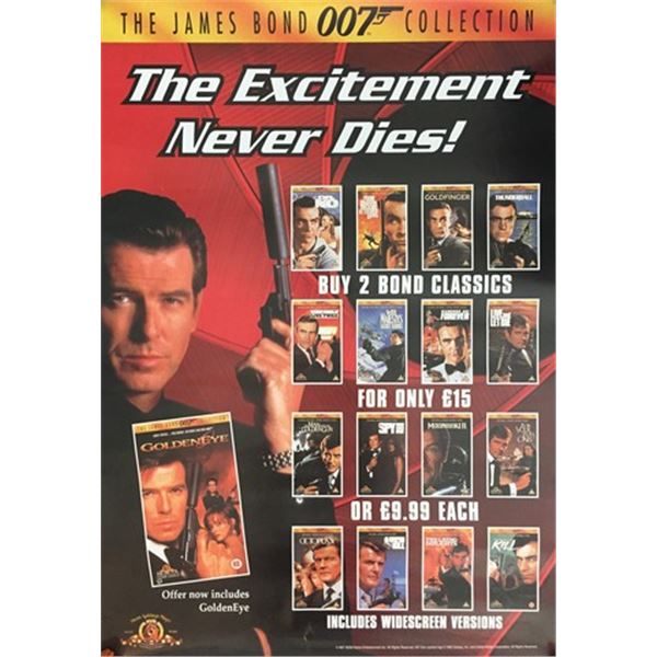 James Bond 007 Generic DVD Video Collection poster