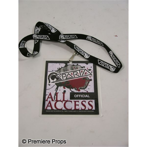 Warrior Sparta All Access Pass Movie Props Lanyard Movie Props