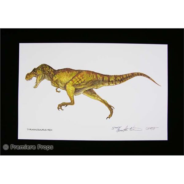 Jurassic Park Lithographic Prints Movie Props