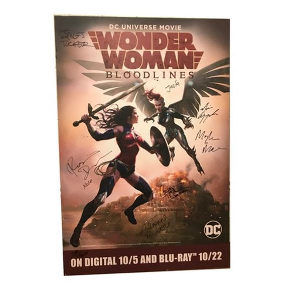 Wonder Woman Bloodlines Signed Poster