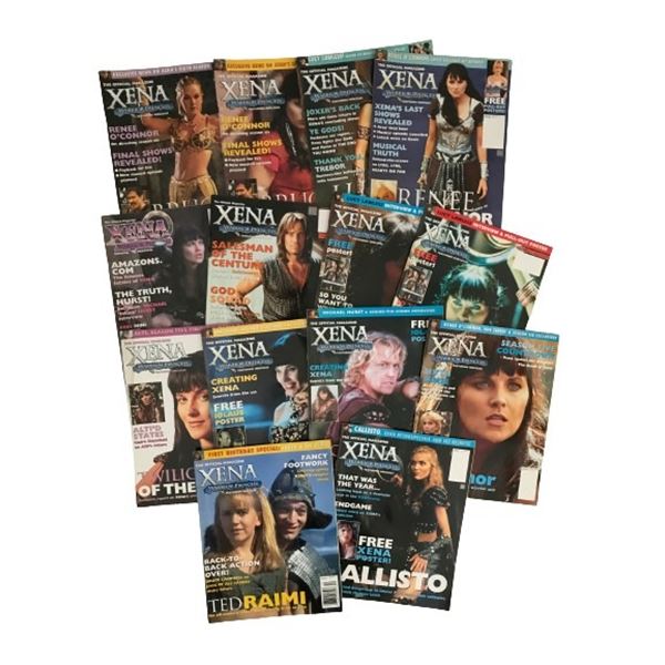 Xena: Warrior Princess official magazines collection