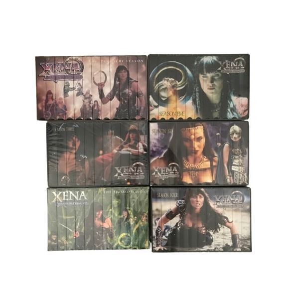 Xena: Warrior Princess Collection of VHS boxed sets seasons 1-6