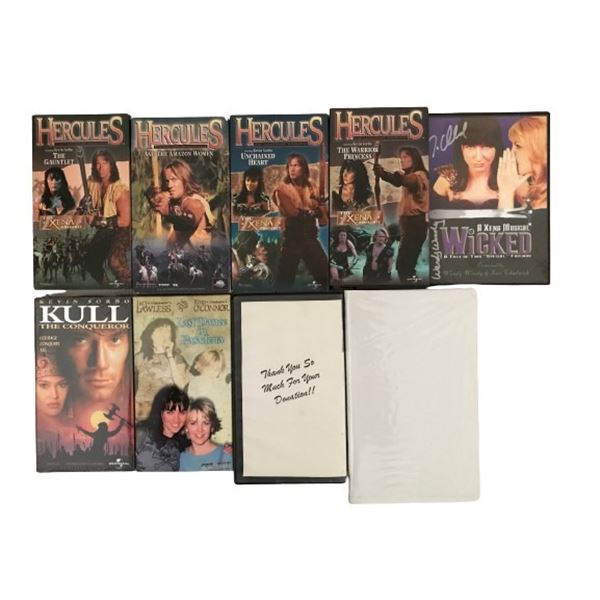 Collection of VHS tapes: Hercules with Lucy Lawless