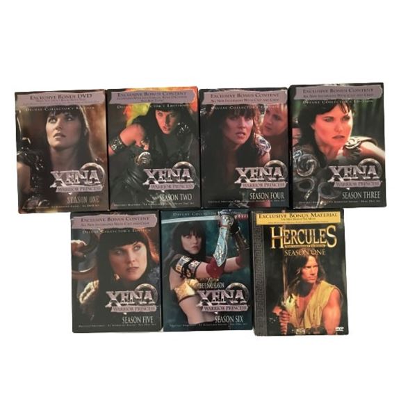 Deluxe Collector's Edition Disc sets: Xena: Warrior Princess & Hercules The Legendary Journeys