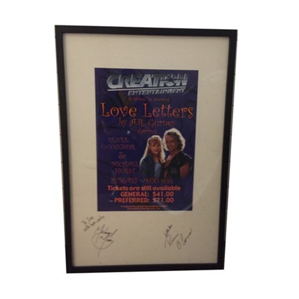 Love Letters Signed Framed Poster