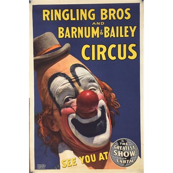 Ringling Bros Barnum and Bailey Circus Original Poster