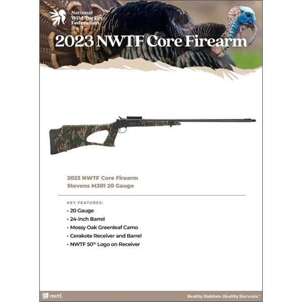 NWTF 50th Anniversary Stevens M301 20ga.