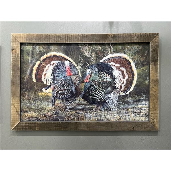 Bruce Speidel NWTF Stamp Print  Tom Tom 