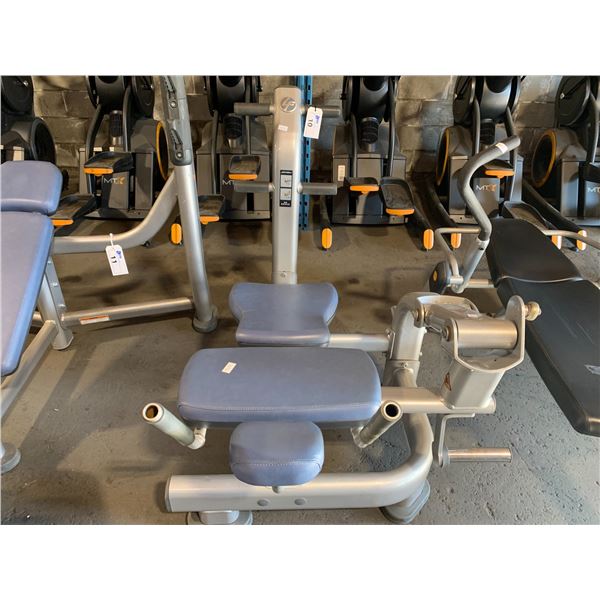 LIFE FITNESS USA GREY/BLUE COMMERCIAL AB BENCH