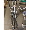 Image 2 : KEISER M3 COMMERCIAL SPIN BIKE / CROSSTRAINER WITH BLACK SEAT, RED TENSION HANDLE, & DIGITAL