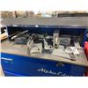 Image 1 : ALPHA EDGE PROFESSIONAL SKATE SHARPENING MACHINE WITH VACUUM SYSTEM & ASSORTED JIGS