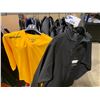 Image 3 : LOT OF ASSORTED PRACTICE JERSEYS & BLACK POLYESTER JACKETS IN VARIOUS SIZES