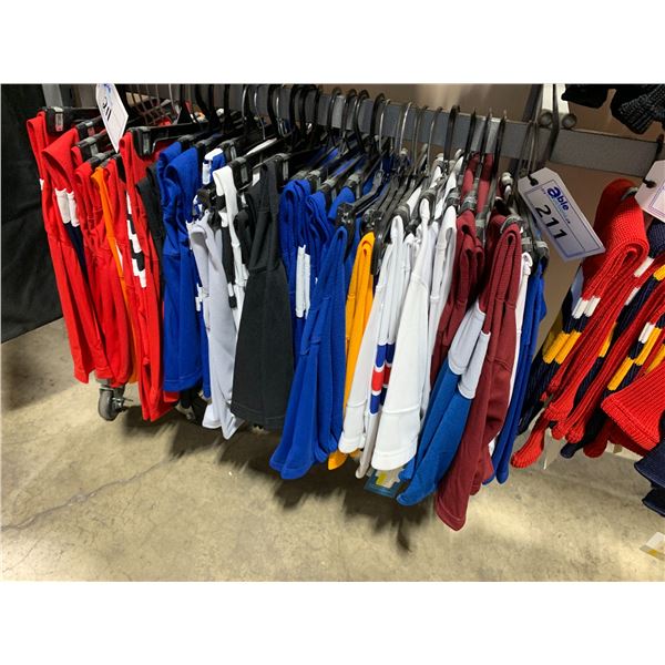 LOT OF ASSORTED HOCKEY SOCKS IN VARIOUS SIZES & COLOURS