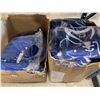 Image 2 : BOX OF ASSORTED BLUE BAUER JERSEYS & BOX OF BLUE CORE 365 PARKAS IN VARIOUS SIZES