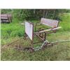 Image 1 : Single Seat Sleigh with Metal Frame - Wood Needs Some Repair 