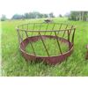 Image 1 : Round Metal Bale Feeder with Hay Saver