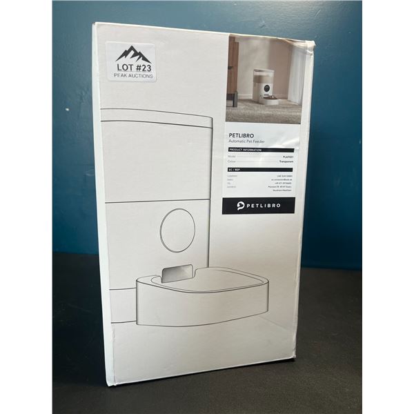 Lot of 1 PetLibro Automatic Pet Food Feeder