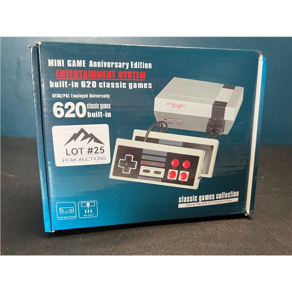 Lot of 1 Mini Game Anniversary Edition Entertainment System - 620 Classic/Retro Games Built-In